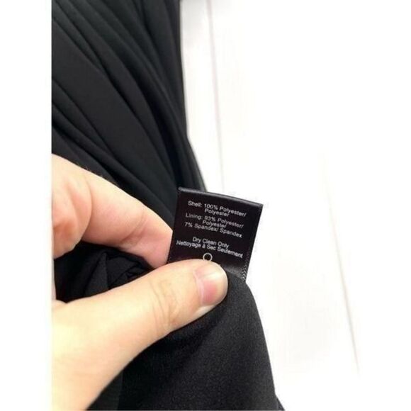 Dress the Population Bridal 'VIOLET' OFF THE SHOULDER CHIFFON GOWN DRESS XS - Picture 11 of 12